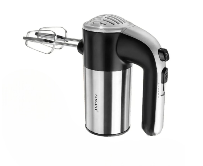 Миксер ручной Sokany LH-952 5 скоростей 800 Вт Стальной (LH-952)