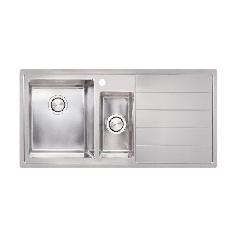 Мойка для кухни Apell Linear Plus LNP1002FRBC 1000x500 мм матовая 0,9 мм (62750)