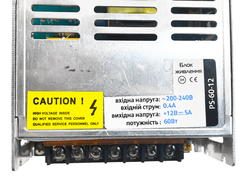Блок живлення 60W IP20 5А 12V (9642) - фото 3 Блок живлення 60W IP20 5А 12V (9642) - фото 3