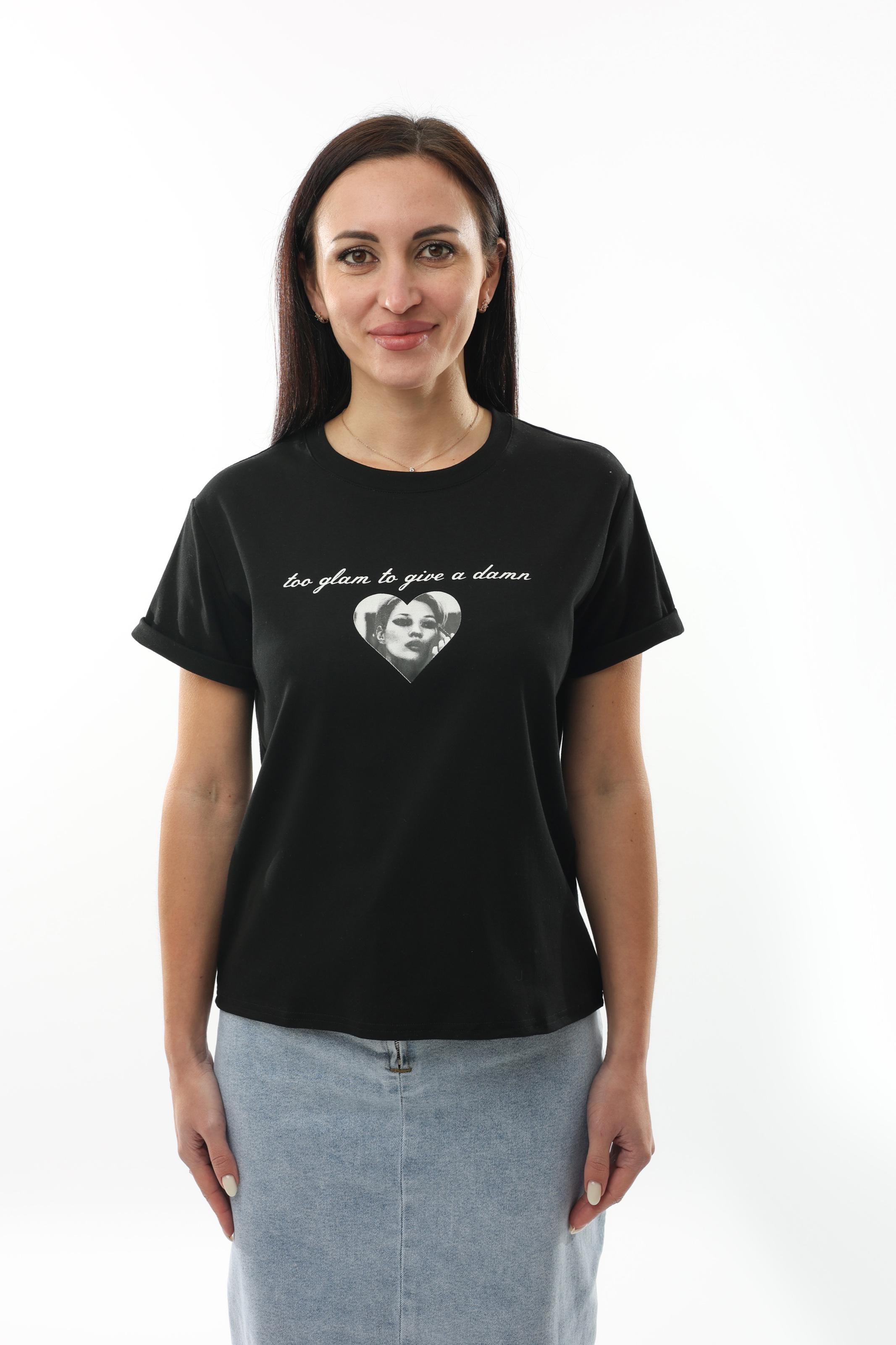 Футболка женская est. 1991 L Черный (277713-L)