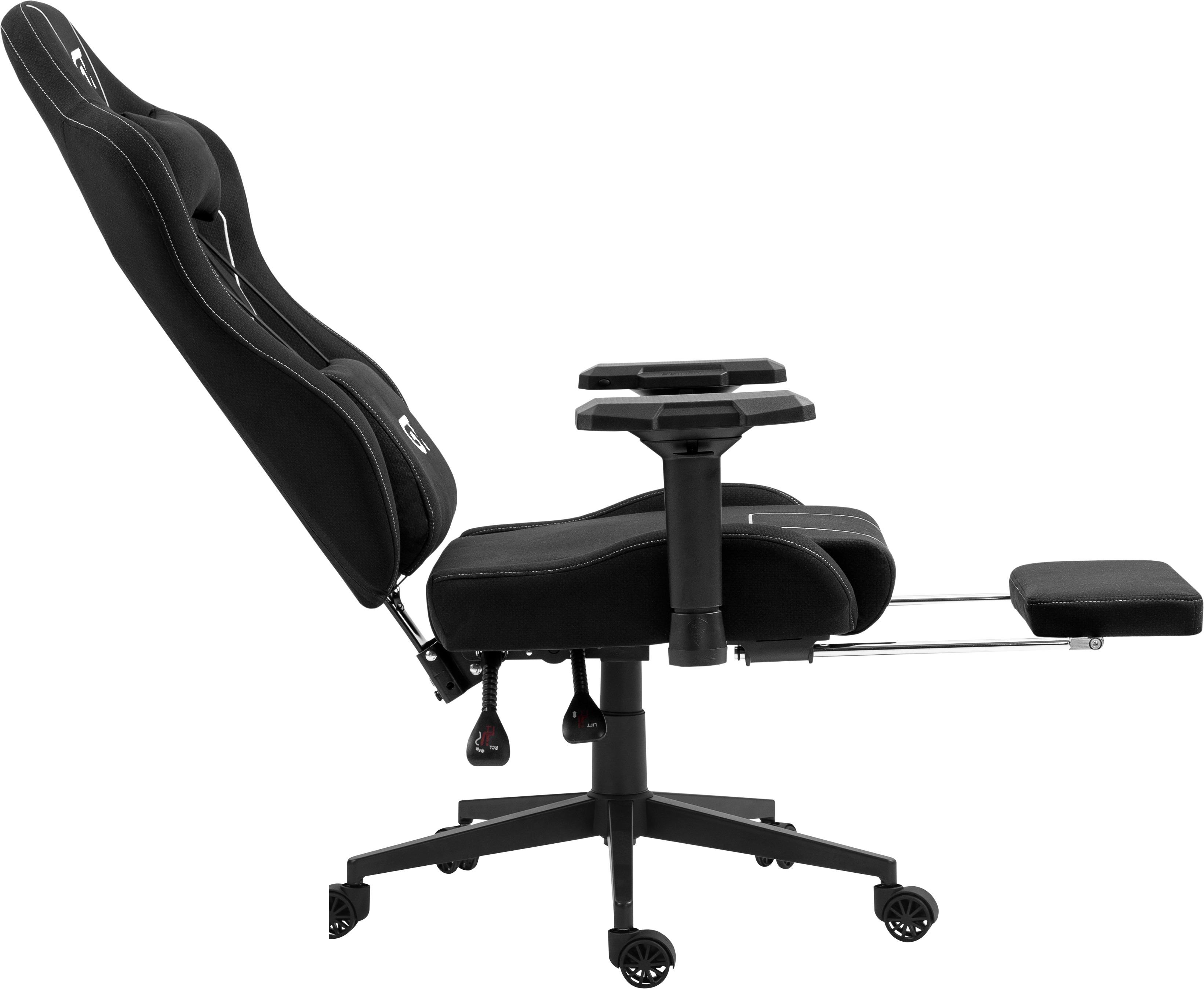 Кресло геймерское GT Racer X-2305 Fabric Black - фото 5