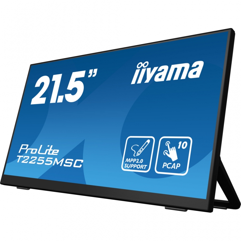 Монитор сенсорный iiyama T2255MSC-B1 IPS 1920x1080 Full HD 21.5" 6W (26832316) - фото 6 Монитор сенсорный iiyama T2255MSC-B1 IPS 1920x1080 Full HD 21.5" 6W (26832316) - фото 6