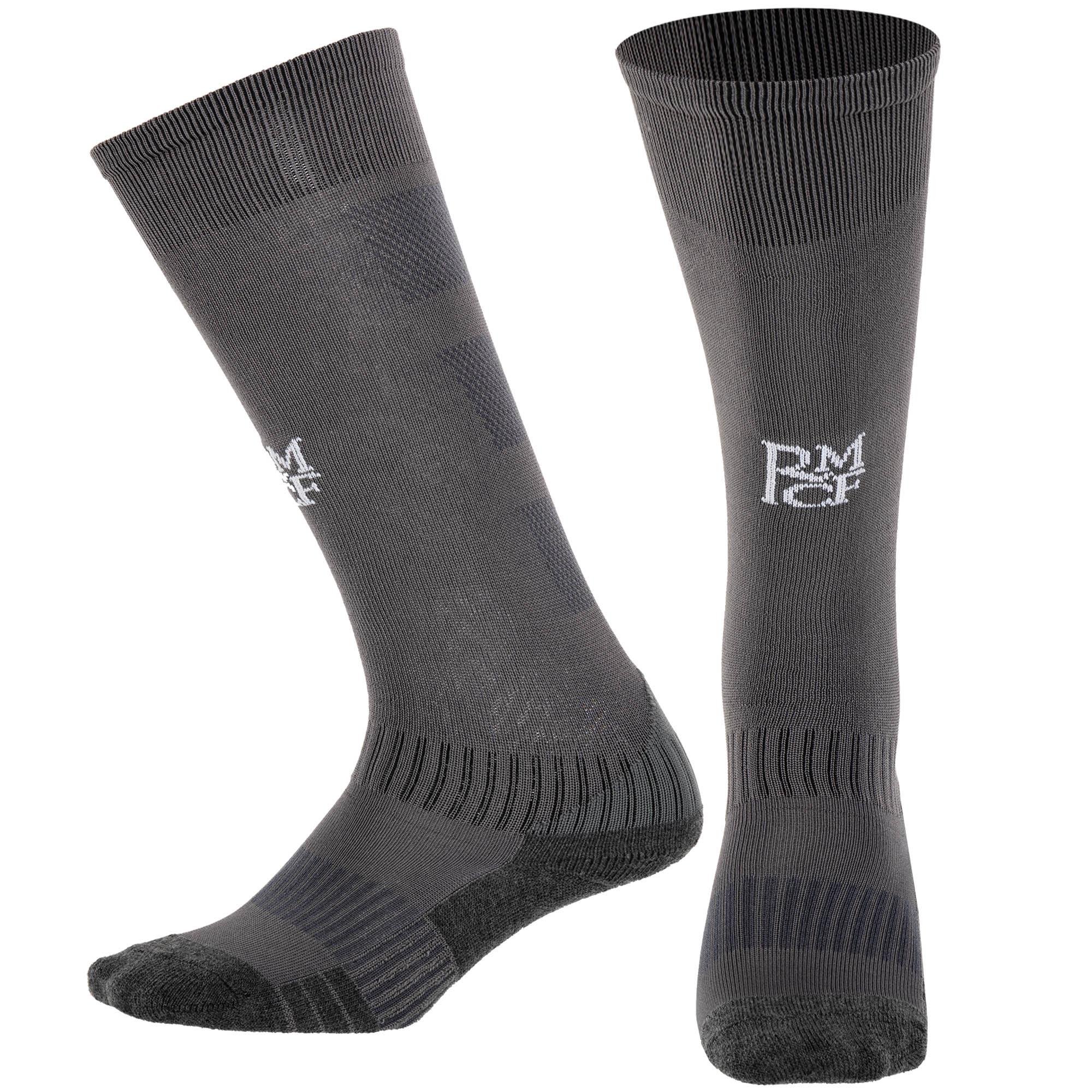 Гетры детские с символикой футбольного клуба SPOINT REAL MADRID AWAY 2025 ETM2502-RM2 р. 34-38 Серый (ETM2502-RM2) - фото 1