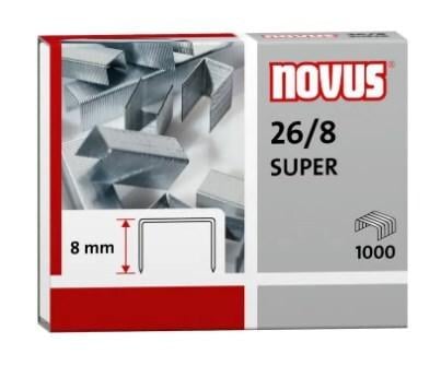Скобы для степлера NOVUS No 26/8 SUPER (040-0199)