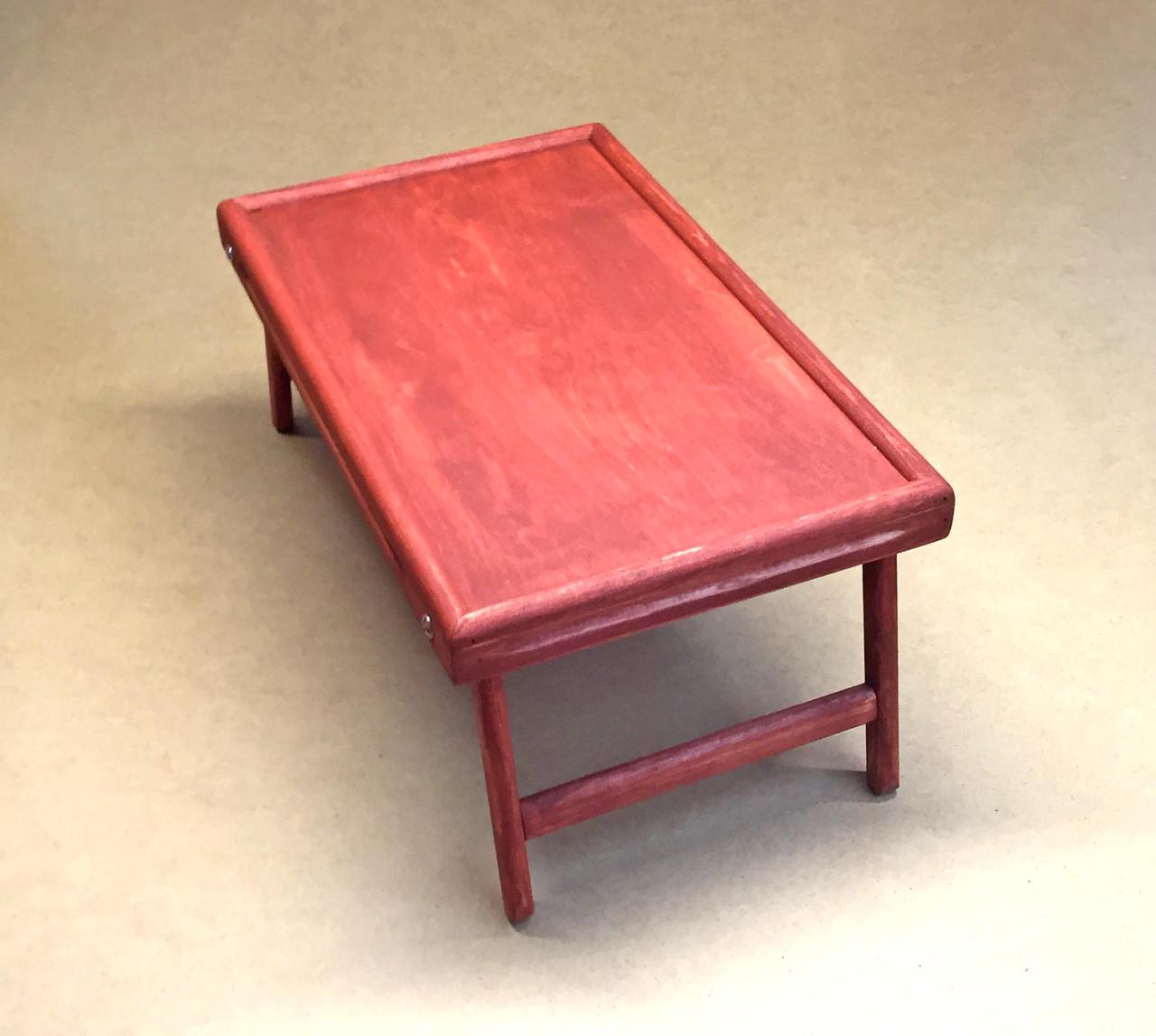 Столик-піднос для сніданку з дерева Даллас Корал (СТП-000314) - фото 6