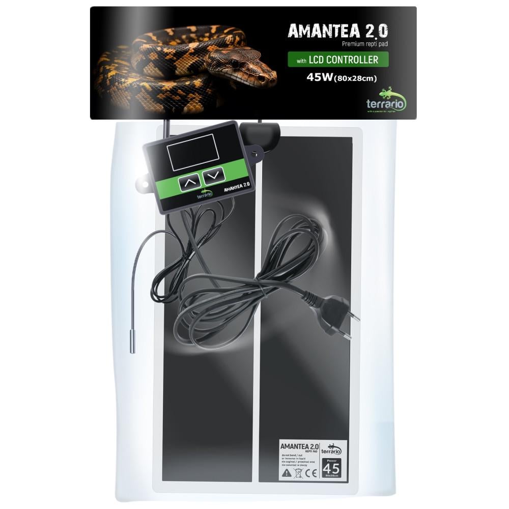 Мат нагревательный с термостатом Terrario Amantea 2.0 45W 80x28 см (tr-amantea-45w)