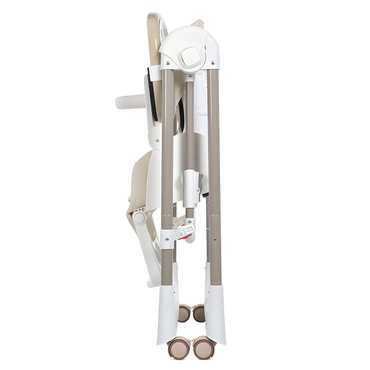 Стульчик для кормления Bambi M 5897 с функцией ручной укачивания Beige (23900590) - фото 3