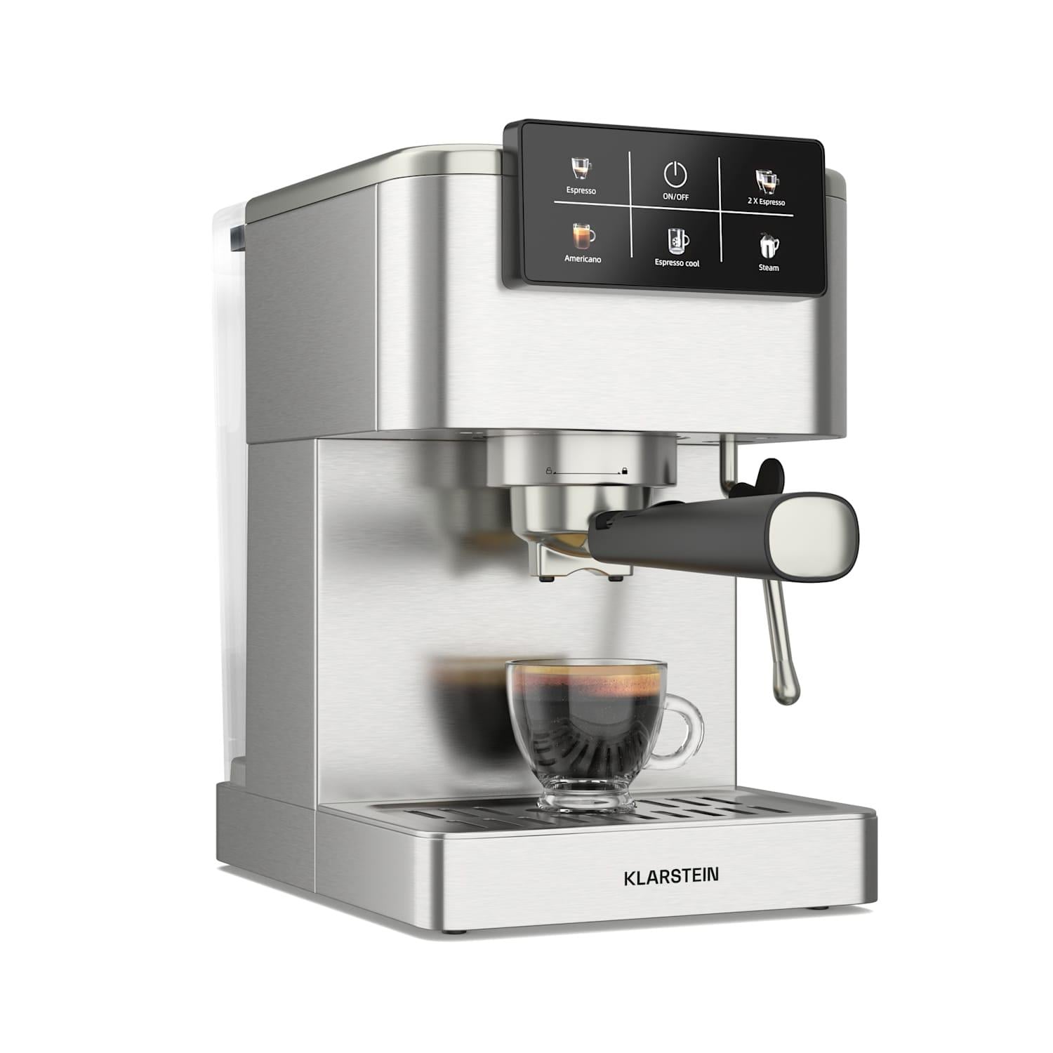 Кавоварка KLARSTEINSteelPresso Touch 20 бар 1350 Вт (10046501)