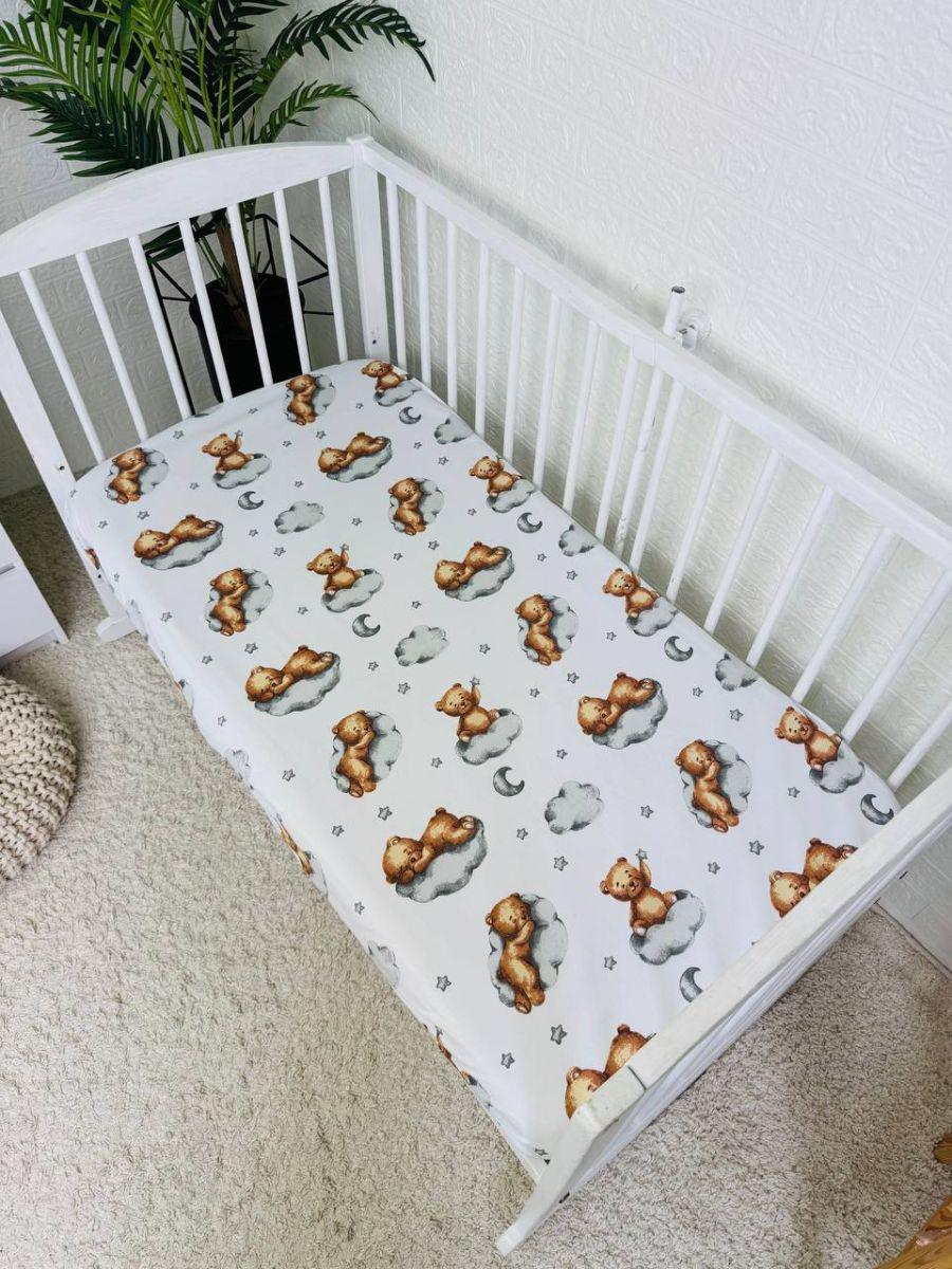 Простыня детская на резинке 120х60 см (7764)