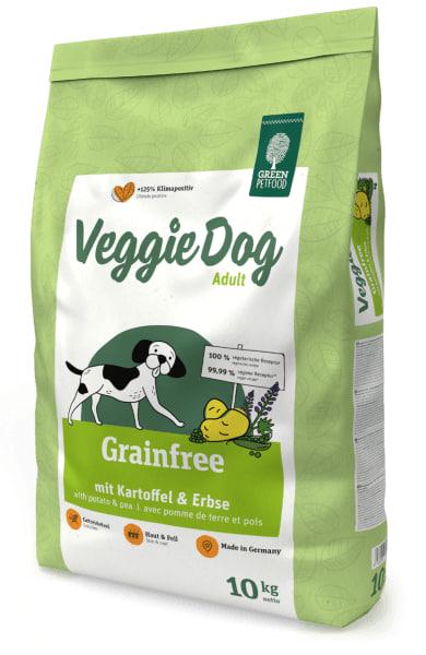 Корм для взрослых собак Green Petfood VeggieDog Grainfree вегетарианский 10 кг (17972219)