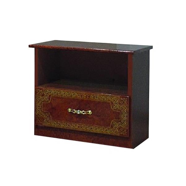 Тумба прикроватная Мир Мебели Венеция Новая Пино из ДСП Орех Тумба прикроватная Мир Мебели Венеция Новая Пино из ДСП Орех