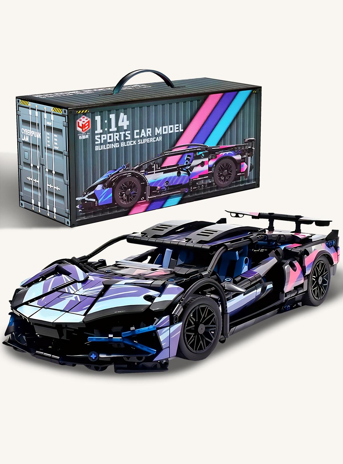 Конструктор DobraMama машина Lamborghini интерактивный совместимый с лего Разноцветный (73703)