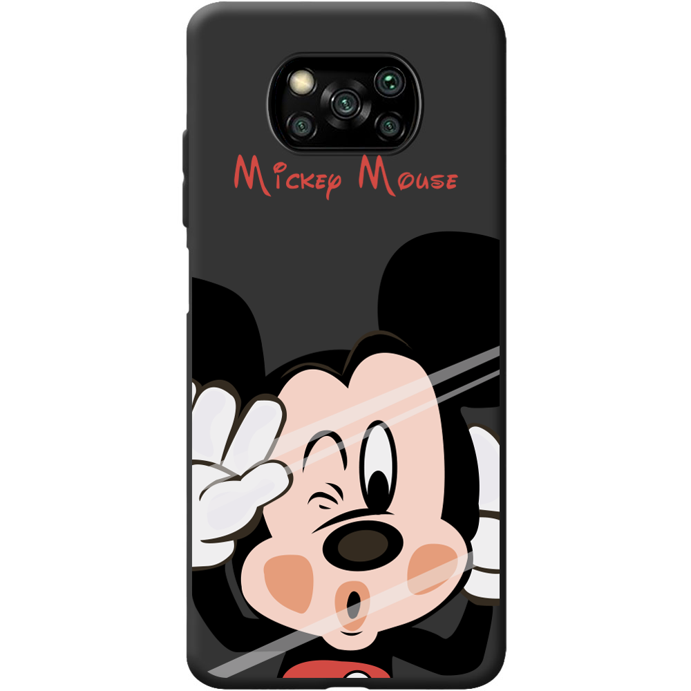 Чехол BoxFace Poco X3 Mister M Черный силикон (41288-cc58-41933)
