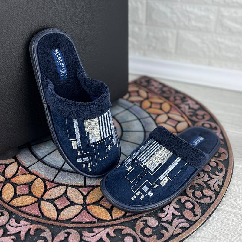 Домашні тапочки чоловічі БЕЛСТА VS-00033 26,5 см p. 41 Синій (24742954)