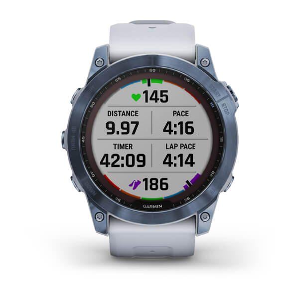 Смарт-часы Garmin Fenix 7X Sapphire Solar DLC Белый (010-02541-15) - фото 7