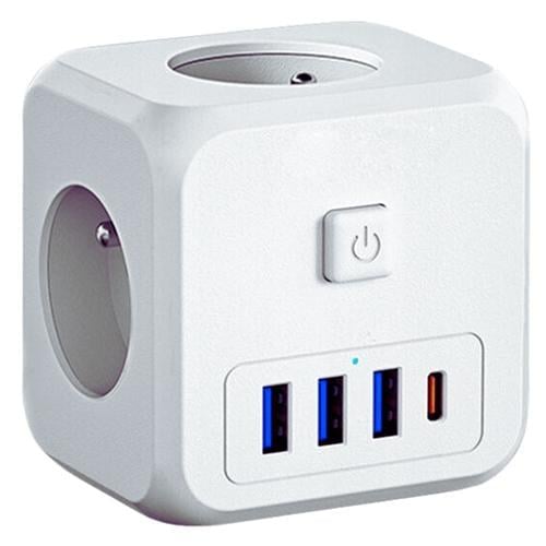 Сетевой фильтр 7в1 с выключателем и USB Type-C/быстрой зарядкой и заземлением (719514872186) - фото 1 Сетевой фильтр 7в1 с выключателем и USB Type-C/быстрой зарядкой и заземлением (719514872186) - фото 1