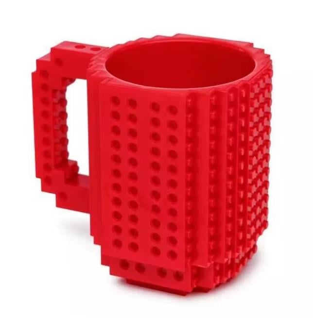 Конструктор-кухоль Build-On Brick Mug для напоїв 350 мл Червоний (2104619265)
