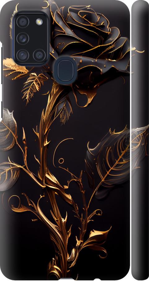 Чехол на Samsung Galaxy A21s A217F Роза 3 (5552m-1943-42517)