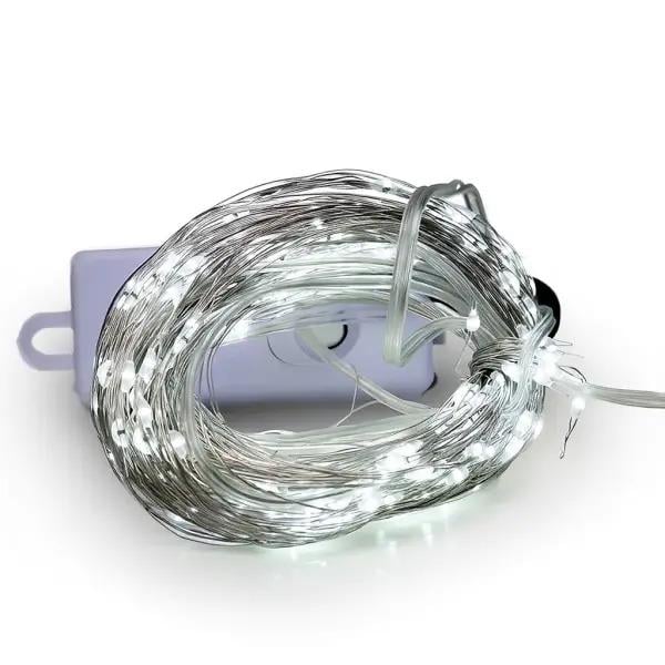 Гирлянда Конский хвост 600 LED 20 нитей 3 м Белый свет (1733015W) - фото 2