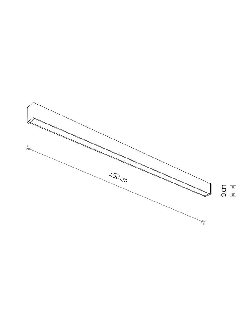 Світильник Nowodvorski 11362 Outline L Led 1x50W 3000K 3000Lm IP44 Bk (22333002) - фото 6