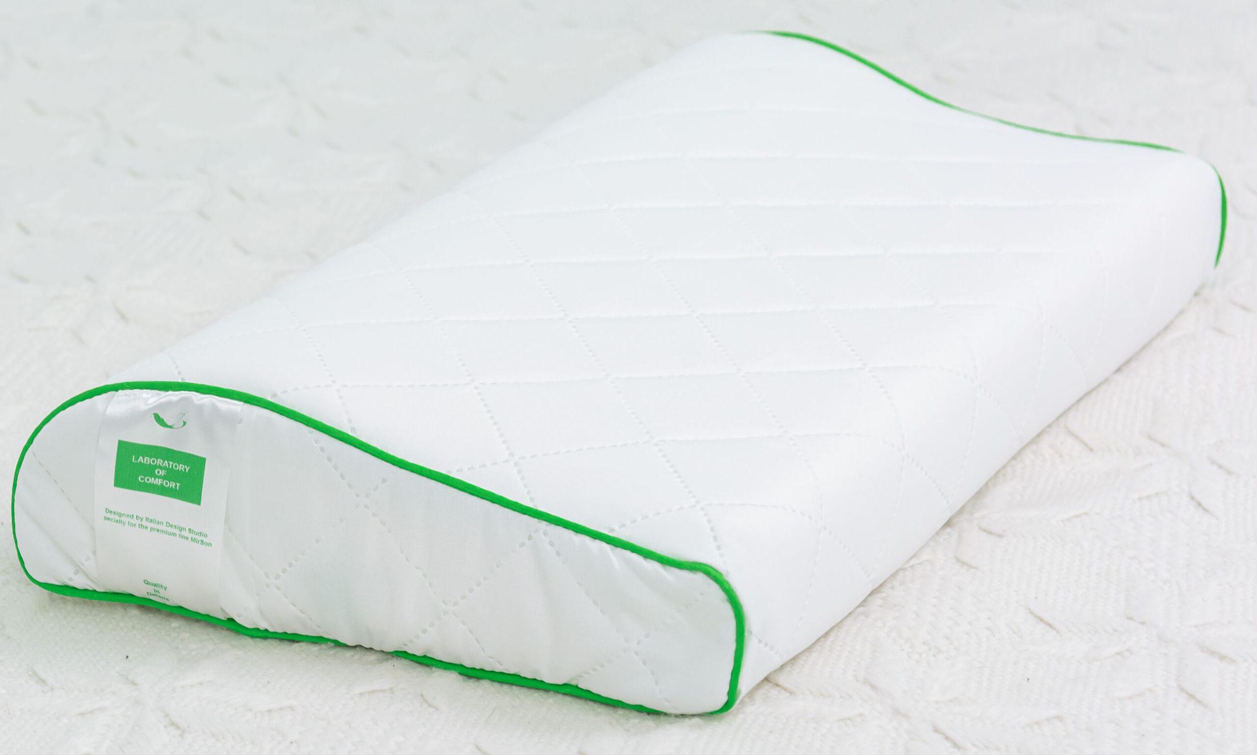 Подушка ортопедическая MirSon №6124 Steep Line Aloe Vera Kiddy 50х29х5/8 см (2200003262780)