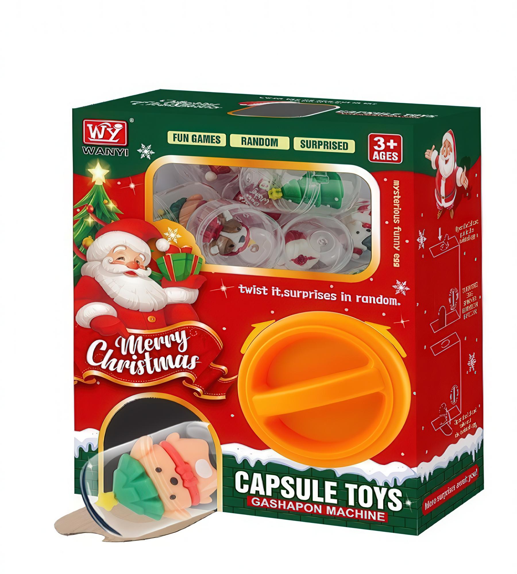 Ігровий набір автомат сюрпризів з капсулами 6 випадкових фігурок в комплекті Ігровий набір автомат сюрпризів з капсулами 6 випадкових фігурок в комплекті