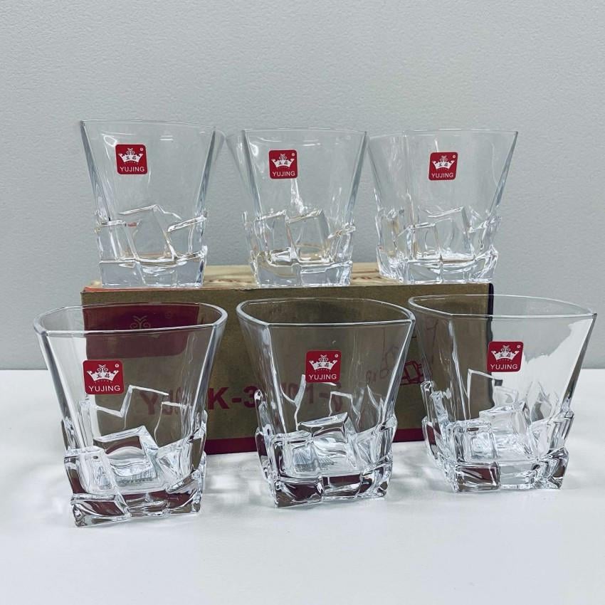 Набір склянок Yujing GlassWare 3701-6 Фортрес (2359669755)