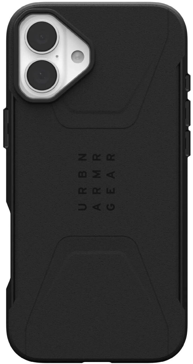 Чохол силіконовий UAG Civilian MagSafe для Iphone 16 Plus 6,7" Black 114443114040