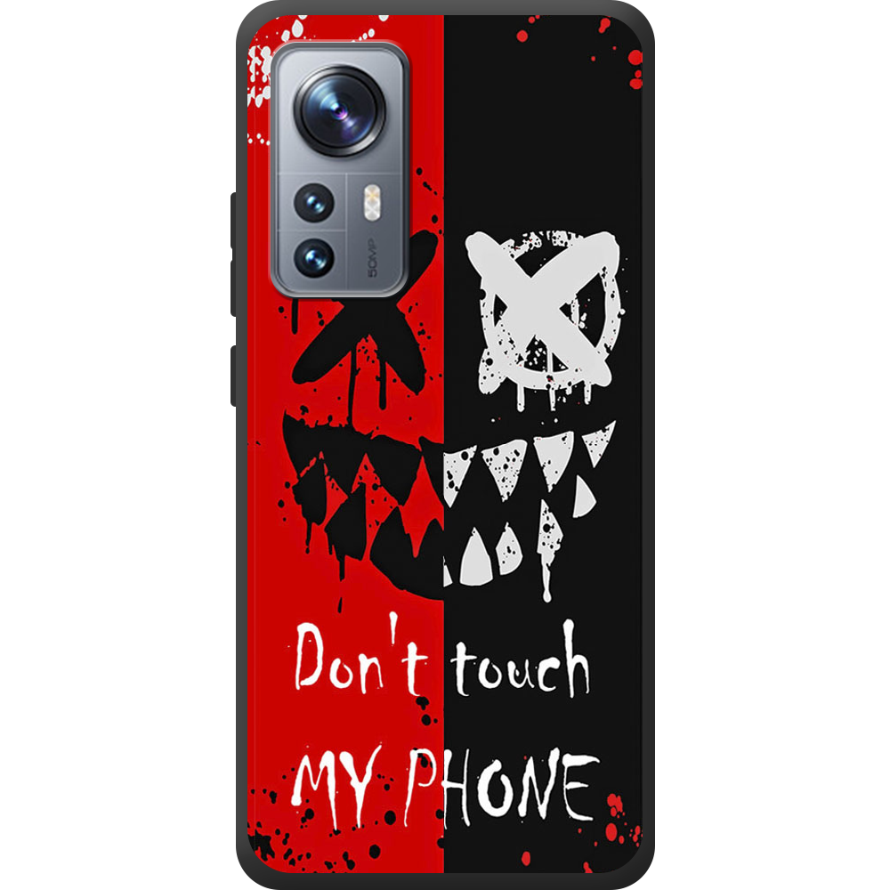 Чехол BoxFace Xiaomi 12 / 12X Bad Smile Черный силикон (44529-up2468-44506)