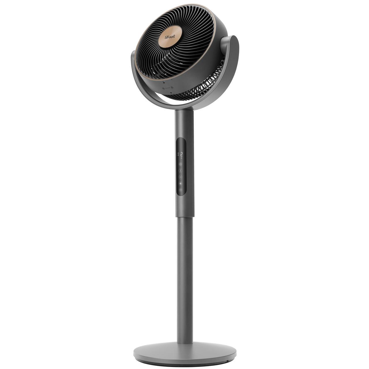 Вентилятор Levoit LPF-R432-AEUR 110,8 см/28 Вт/датчик температуры/4 режима/12 скоростей Черный с золотым (2672898275) - фото 5 Вентилятор Levoit LPF-R432-AEUR 110,8 см/28 Вт/датчик температуры/4 режима/12 скоростей Черный с золотым (2672898275) - фото 5