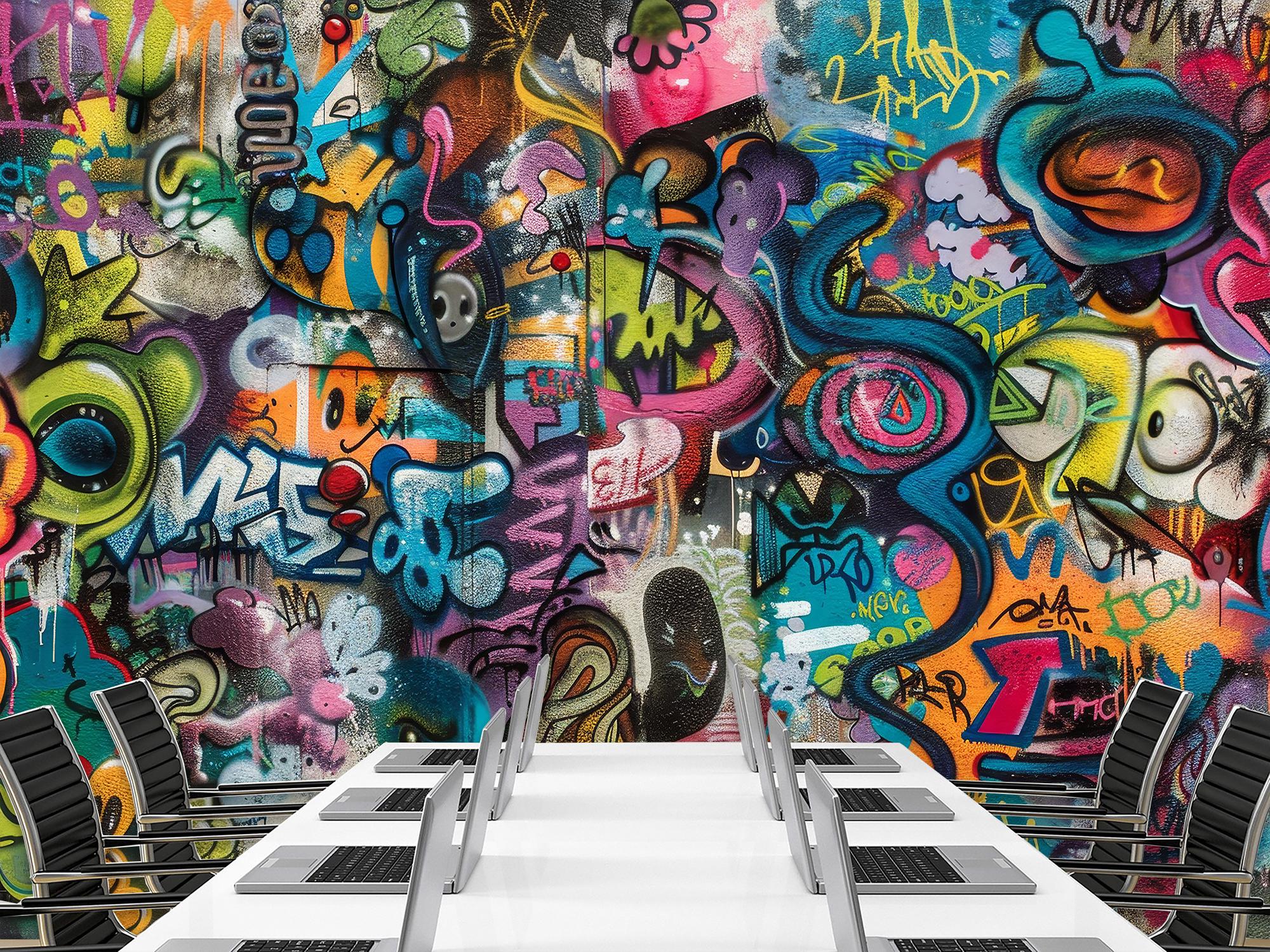 Фотошпалери флізелінові Фанк графіті 245х368 см (SPF-113/7) - фото 5