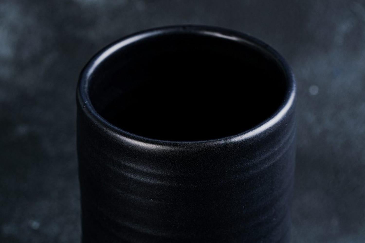 Бокал дизайнерский Barta Carbon Mug 1000 мл Черный (32) - фото 4
