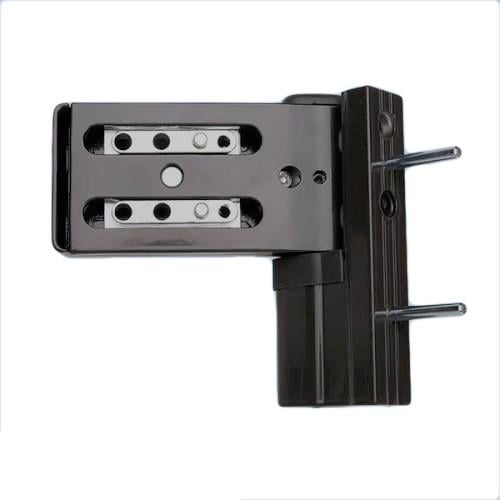 Петля дверна ASTEX DHV 3D для ПВХ дверей Коричневий (DHV Ral8019) - фото 4