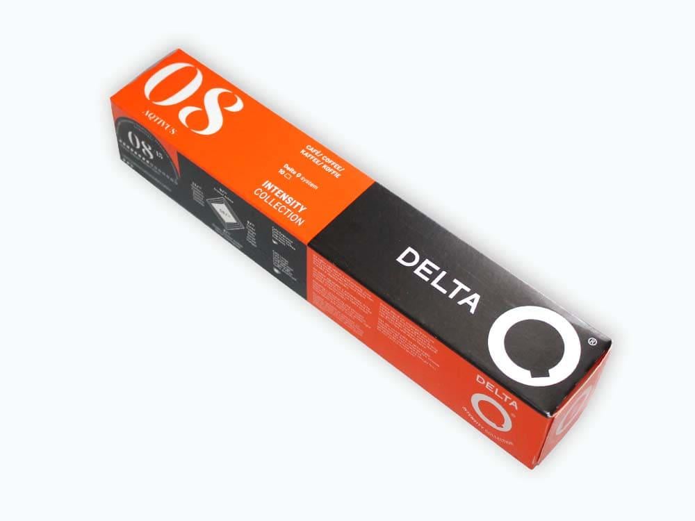 Кофе в капсулах Delta Q 8 по крепости 10 шт. (4676574562457)