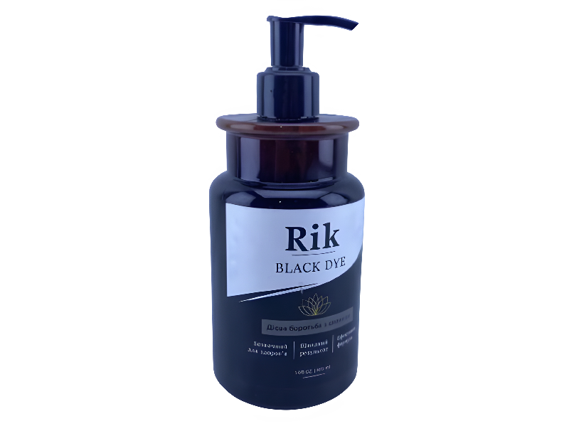 Шампунь для борьбы с сединой Rik Black Dye 500 мл