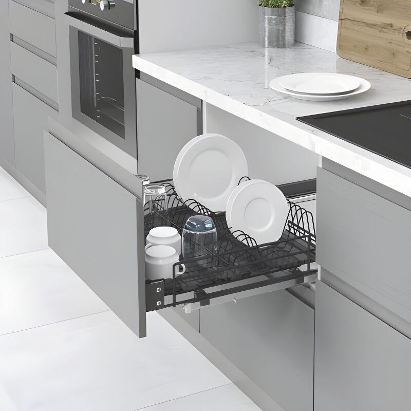 Сушка выдвижная Blum Starax 600 на тандемах 560-580x520x185 мм Антрацит