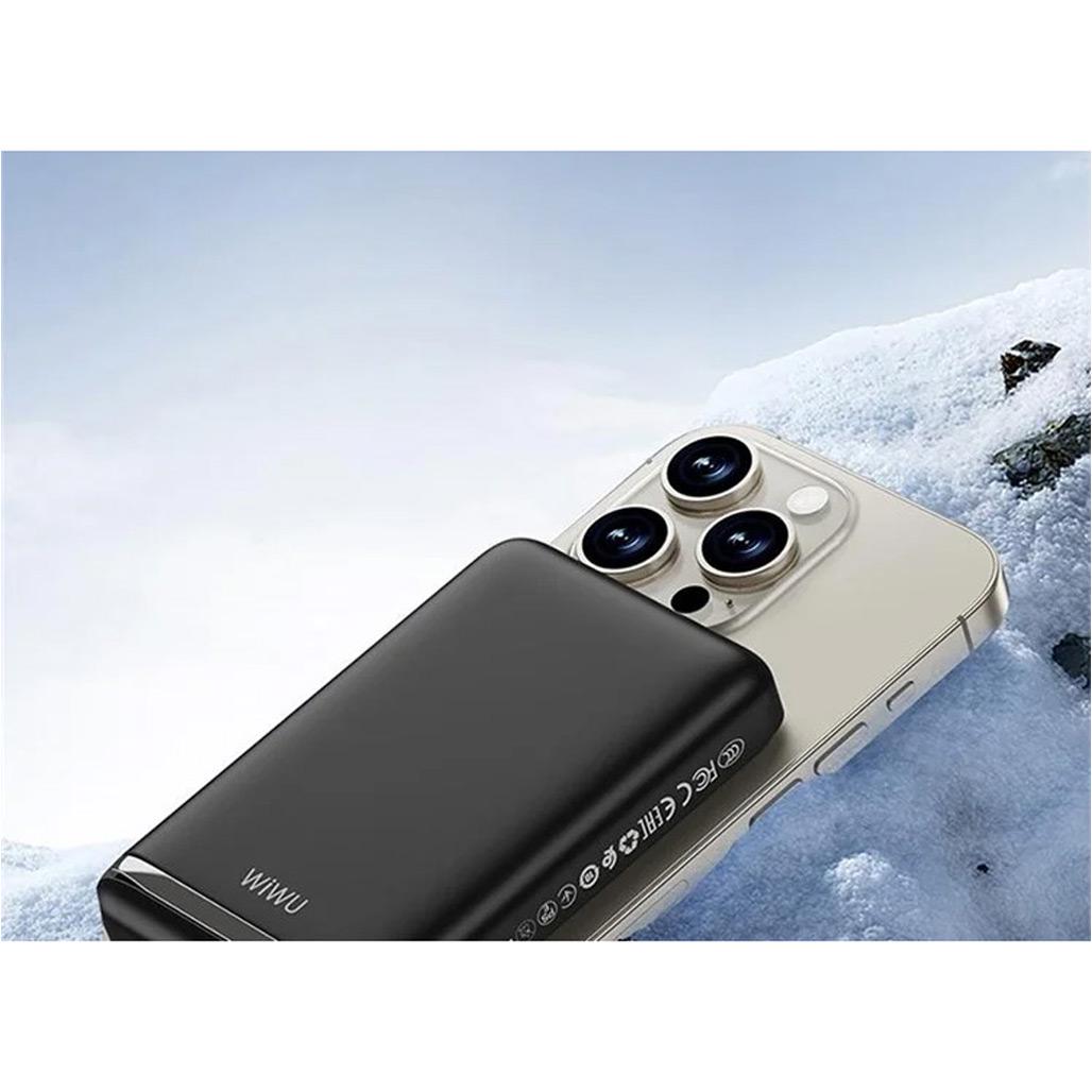 Внешний аккумулятор WiWU Wi-P043 10000 mAh Black - фото 4 Внешний аккумулятор WiWU Wi-P043 10000 mAh Black - фото 4