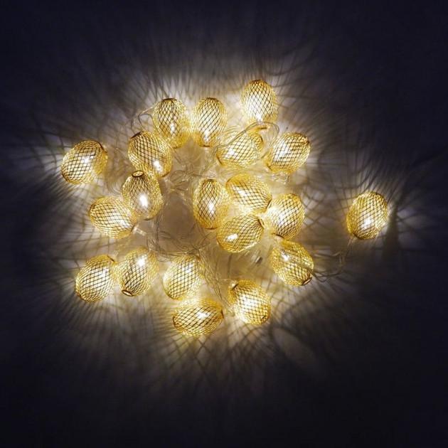 Гірлянда капля Gold LED 20 metal WW-6 Warm White (4933412)
