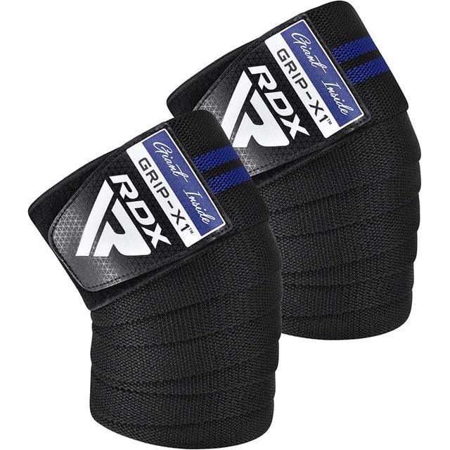 Бинти на коліна RDX GYM KNEE WRAP R11 Black/Blue (A-013184) Бинти на коліна RDX GYM KNEE WRAP R11 Black/Blue (A-013184)