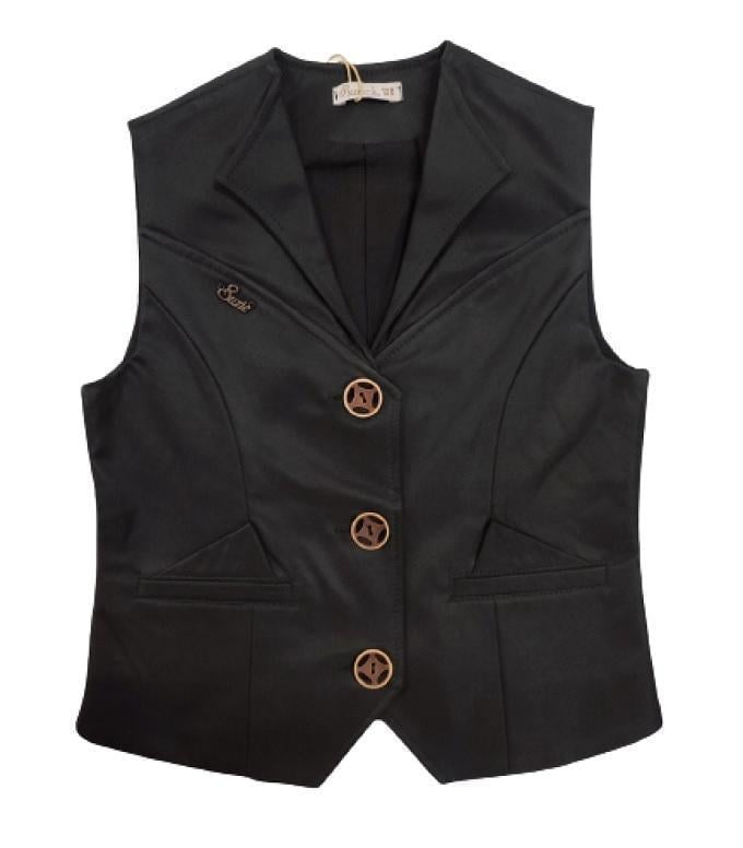 Жилет школьный для девочки Suzie ШАНТАЛЬ 01 мемори cotton 122 см Черный (543901_122)