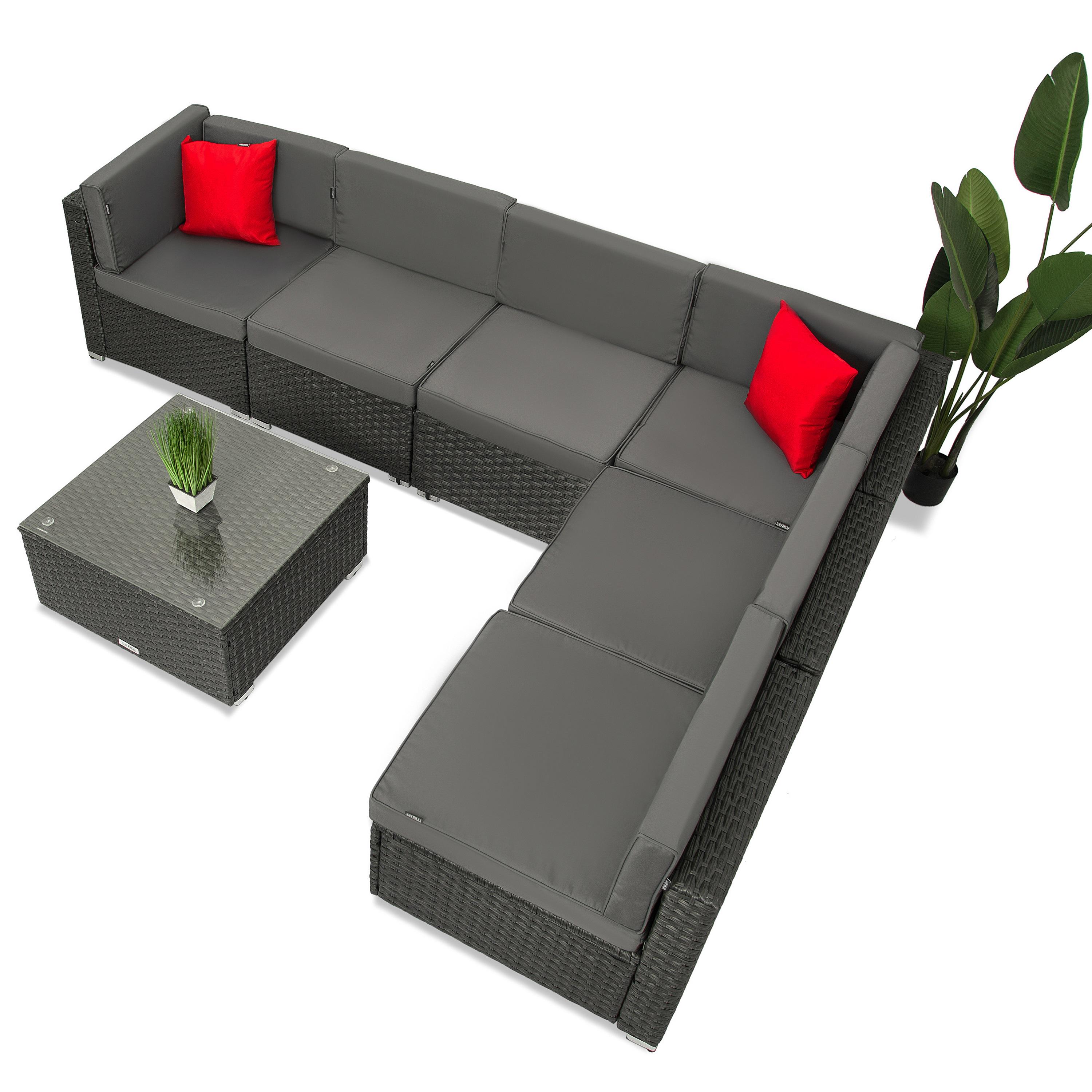 Набор садовой мебели Just Relax Lounge Teracce 7 Графитовый (333 Graphite) - фото 7