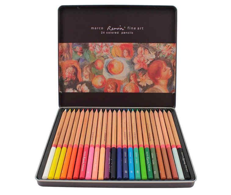 Карандаши цветные Marco Renoir Fine Art 24 цвета