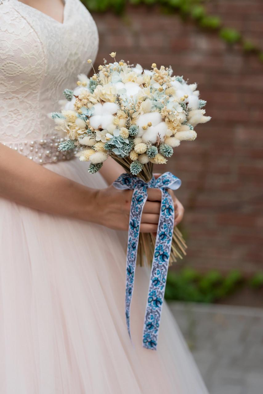 Букет весільний Чарівний ранок S 15х30 см (1667605174)