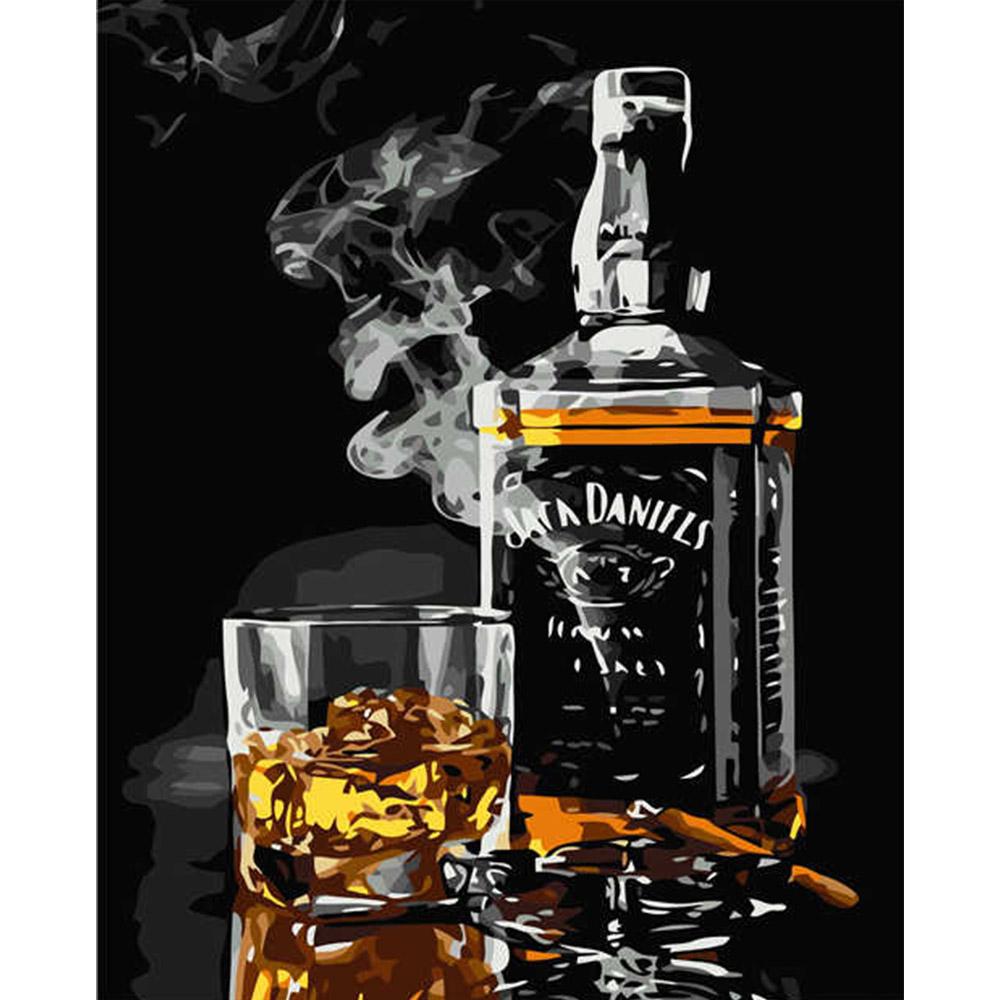 Картина за номерами Strateg Jack Daniels 2 40x50 см (VA-2791)