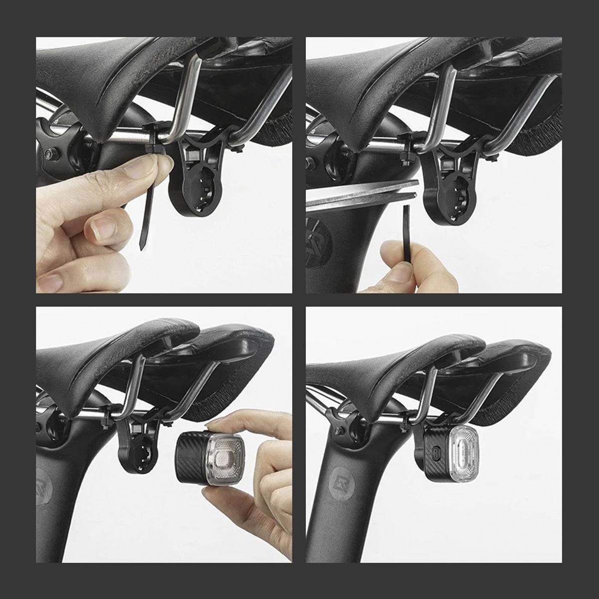 Фонарь-стоп задний на велосипед умный ROCKBROS Q4 Черный (RB-Q4-4745) - фото 5 Фонарь-стоп задний на велосипед умный ROCKBROS Q4 Черный (RB-Q4-4745) - фото 5