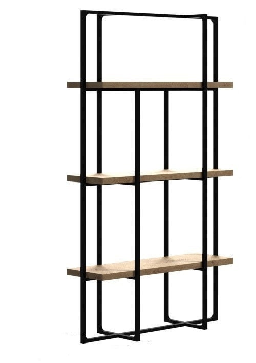 Стеллаж для хранения Loft NS-1712 2130x1200x400 мм Черный (6156d57d3edc877ba85898eb)