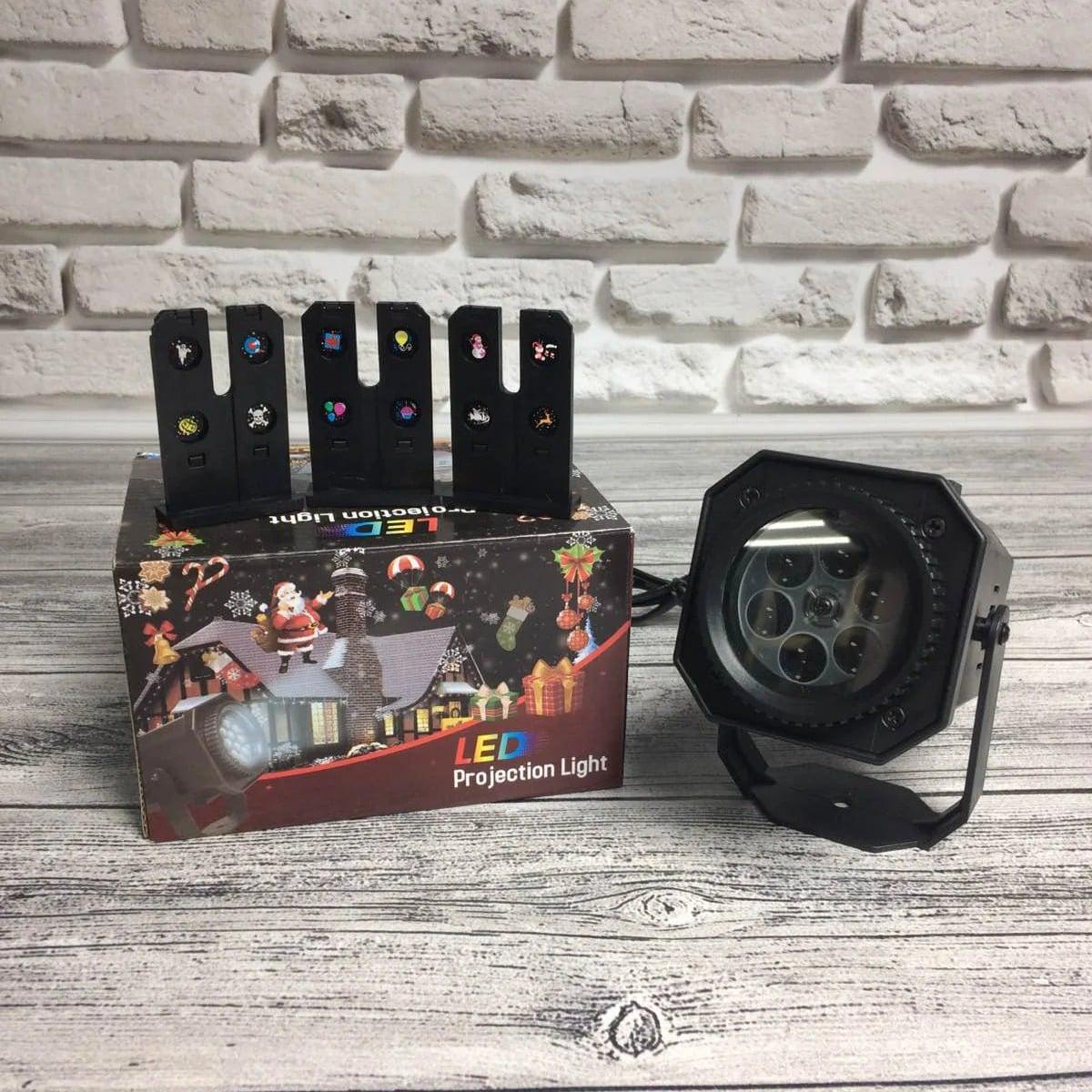 Проектор комнатный 6 LED Projection Light Новый Год (LEDPLL98161)