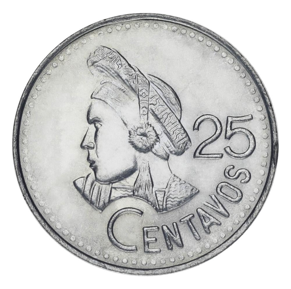 Коллекционная монета Гватемала 25 сентаво 1991 AU-UNC (М24189)
