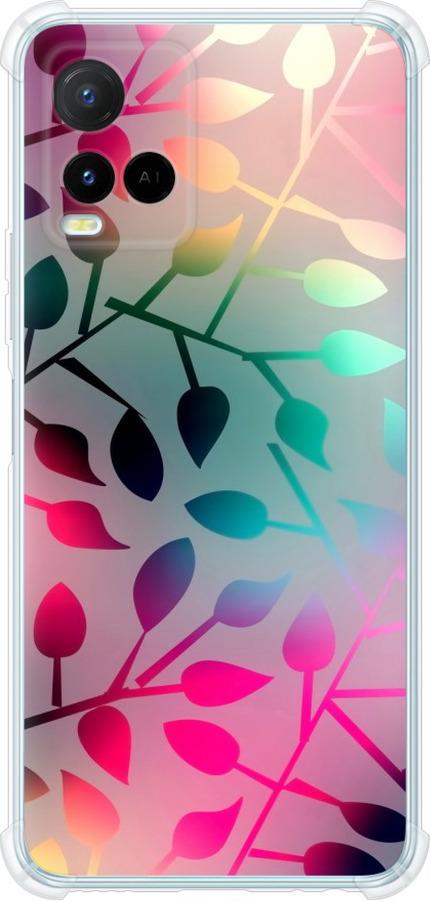 Чехол на Vivo Y21s Листья (2235sp-2550-42517) Чехол на Vivo Y21s Листья (2235sp-2550-42517)