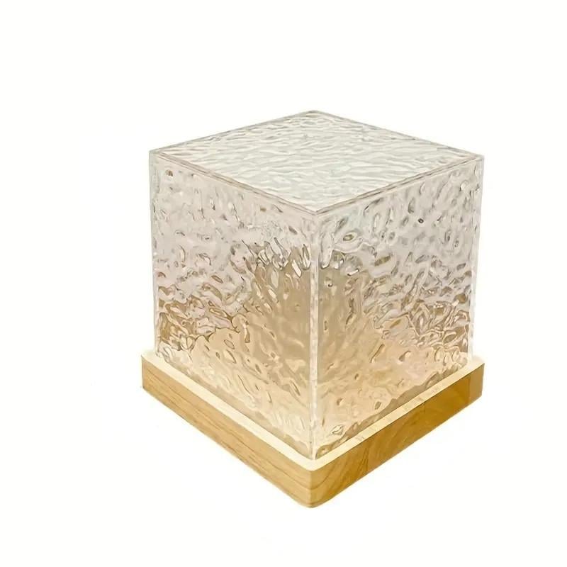 Настольный светильник Ледяной куб RGB с пультом д/у (27829448)